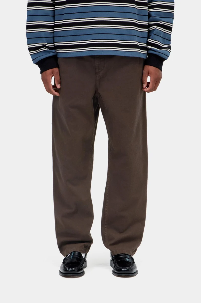 Carhartt WIP Herren Flint Moraga Twill Hose | Tabakfarben, stückgefärbt