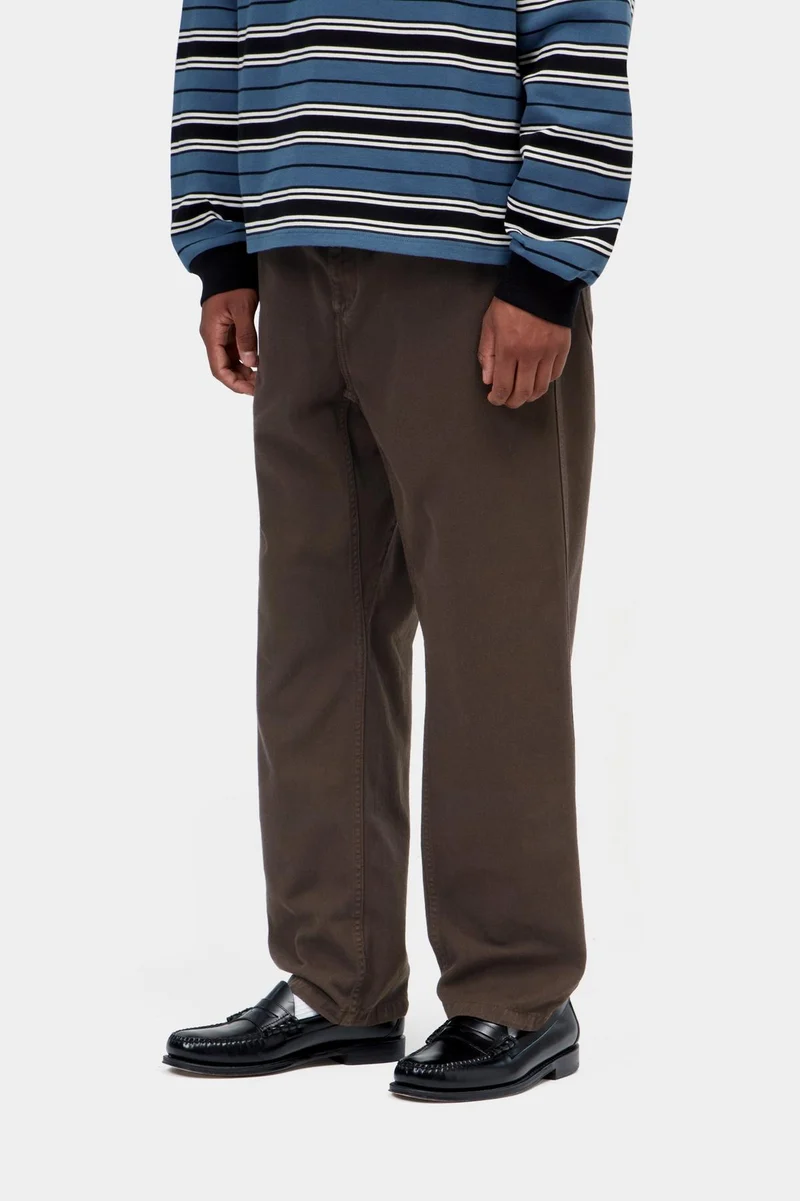 Carhartt WIP Herren Flint Moraga Twill Hose | Tabakfarben, stückgefärbt
