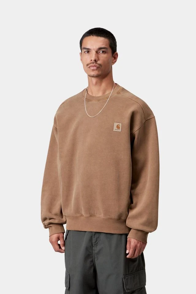 Carhartt WIP Vista Herren-Sweatshirt | WIP H Braun, stückgefärbt