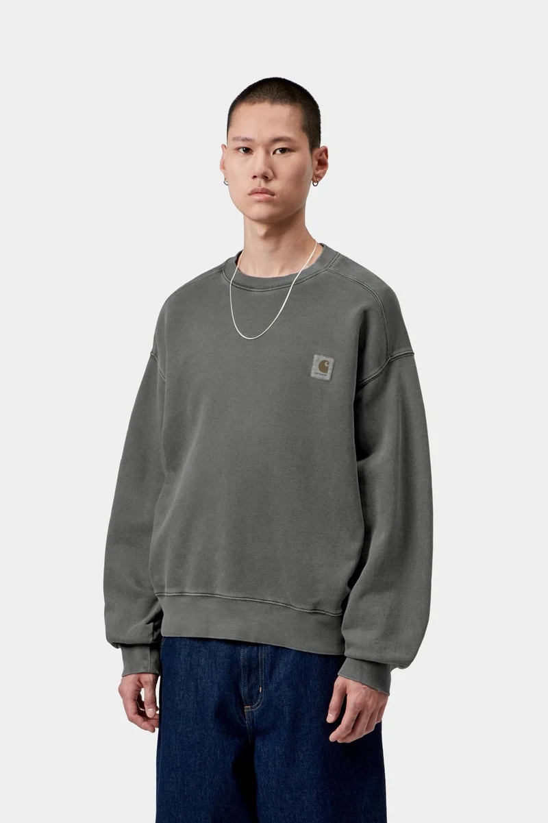 Carhartt WIP Vista Herren-Sweatshirt | Schwarz, stückgefärbt