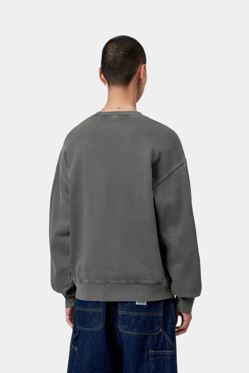 Carhartt WIP Vista Herren-Sweatshirt | Schwarz, stückgefärbt