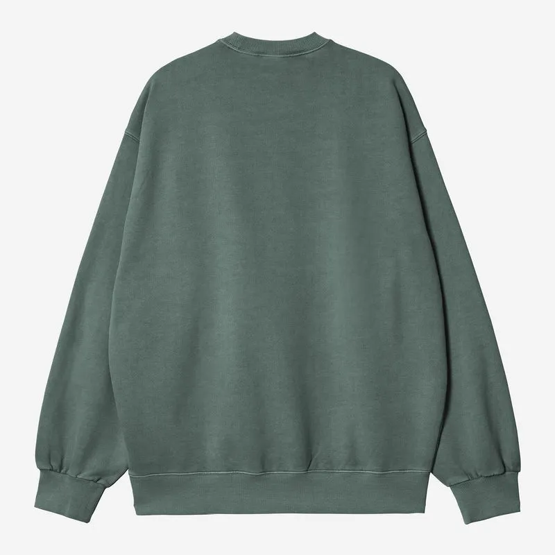 Carhartt WIP Vista Herren-Sweatshirt | Dunkelbraun, stückgefärbt
