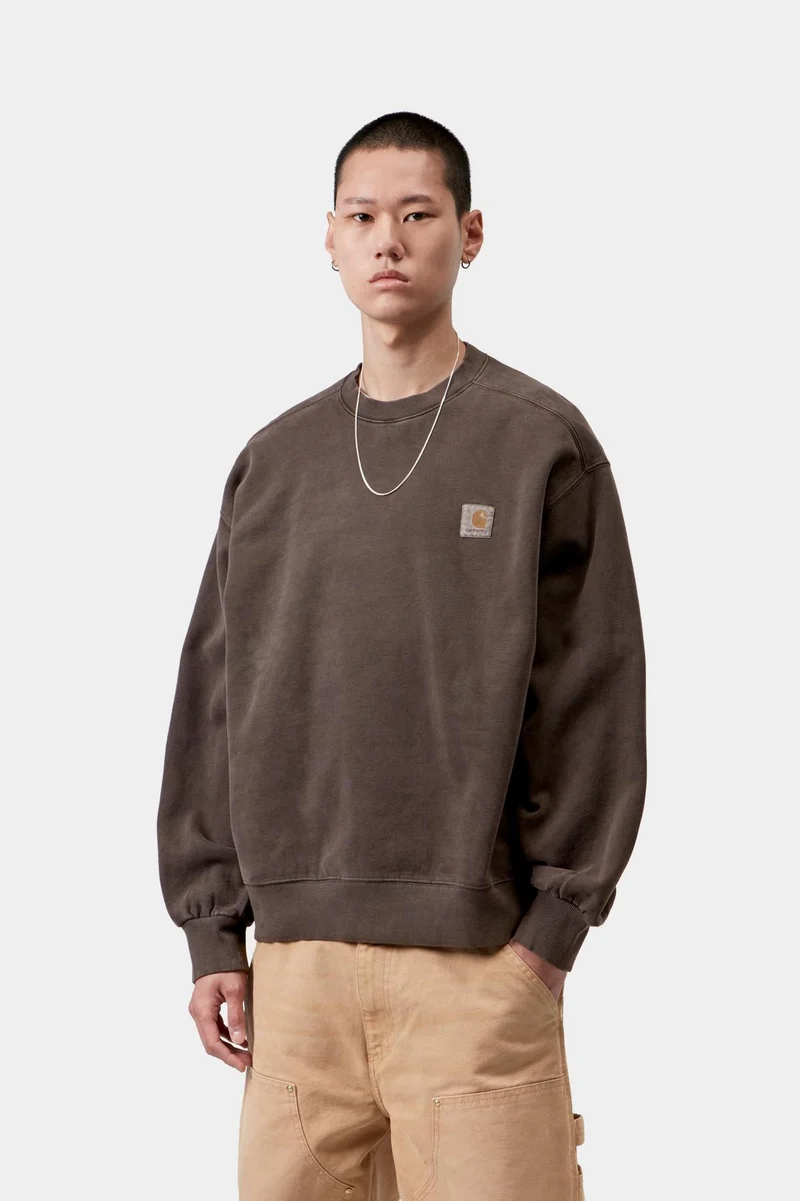 Carhartt WIP Vista Herren-Sweatshirt | Tabakfarben, stückgefärbt