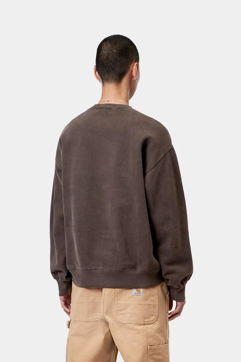 Carhartt WIP Vista Herren-Sweatshirt | Tabakfarben, stückgefärbt