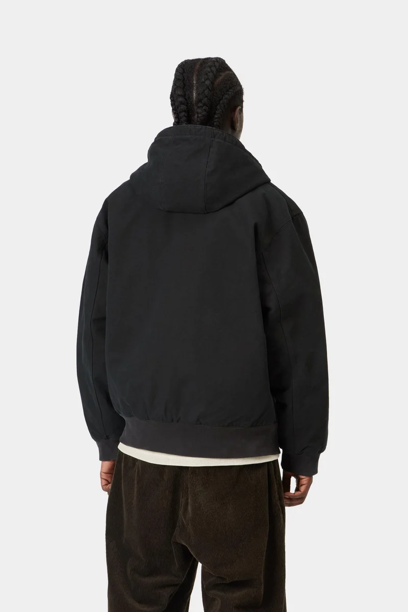 Carhartt WIP Herren OG Active Jacke | Black Stone Canvas