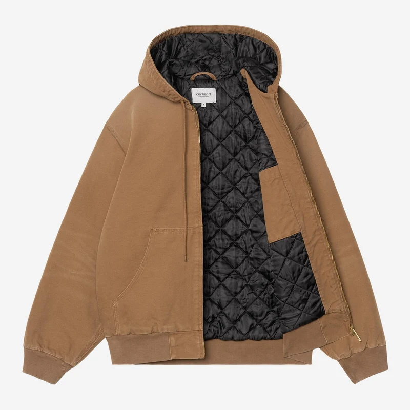 Carhartt WIP Herren OG Active Jacke | WIP Hamilton Brown Stone Canvas