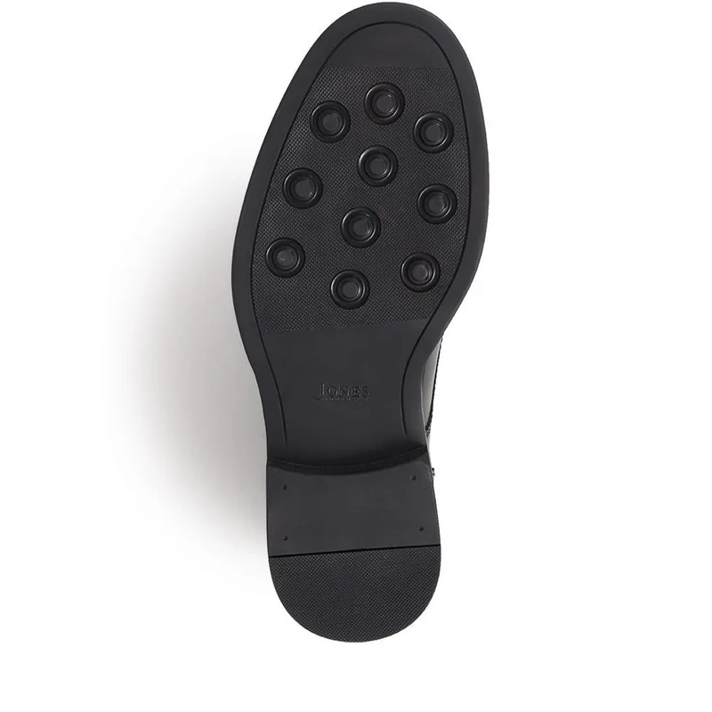 Kilmarnock Leather Lace-Up Shoes - KILMARNOCK / 325 899 - Black