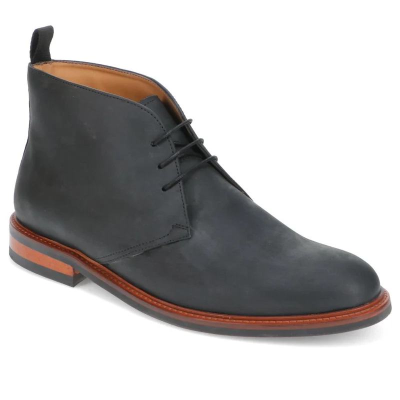 Driffield Leather Chukka Boots - DRIFFIELD / 322 608 - Black
