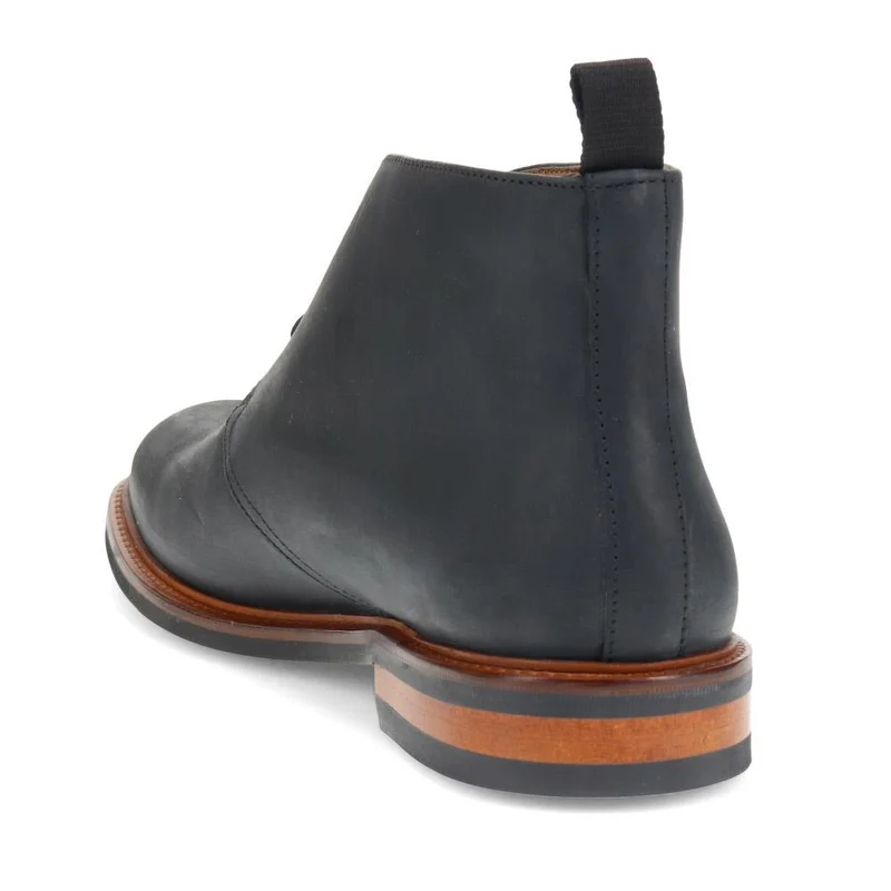Driffield Leather Chukka Boots - DRIFFIELD / 322 608 - Black