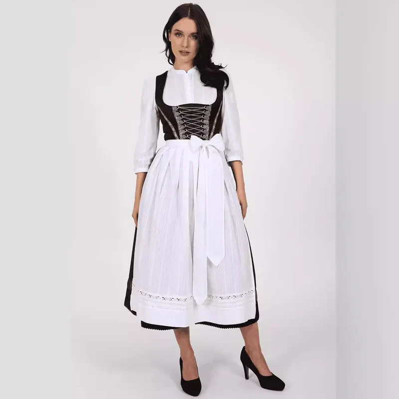 Damen Maxi Dirndl Kleid Oktoberfest 2025 - Elisabeth