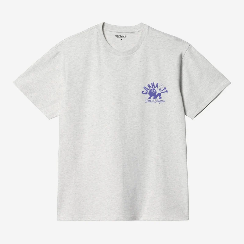 Carhartt WIP Herren-T-Shirt „Built Different“ | Aschgrau meliert