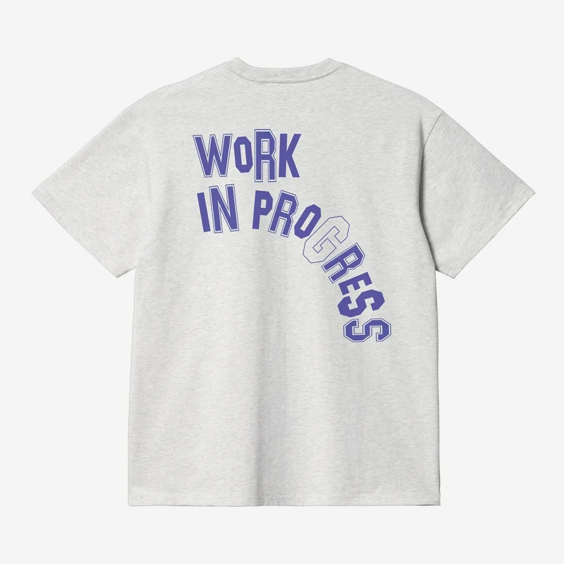 Carhartt WIP Herren-T-Shirt „Built Different“ | Aschgrau meliert