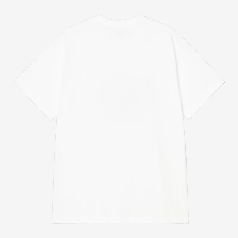 Carhartt WIP Herren-T-Shirt mit Säulenmotiv | Weiß
