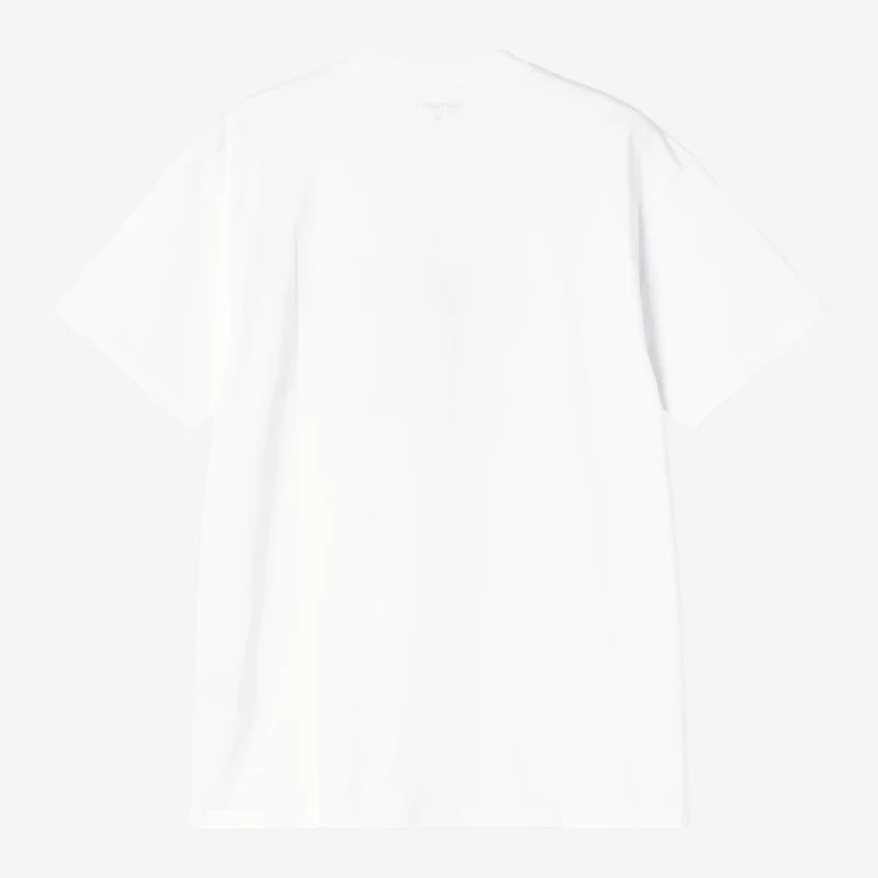 Carhartt WIP Herren-T-Shirt mit Deck-Schriftzug | Weiß
