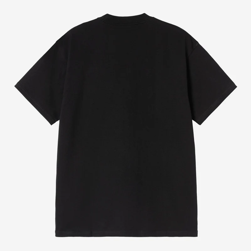 Carhartt WIP Herren-T-Shirt mit Deck-Schriftzug | Schwarz