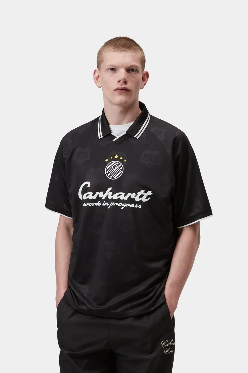 Carhartt WIP Herren-Fußballtrikot | Schwarz