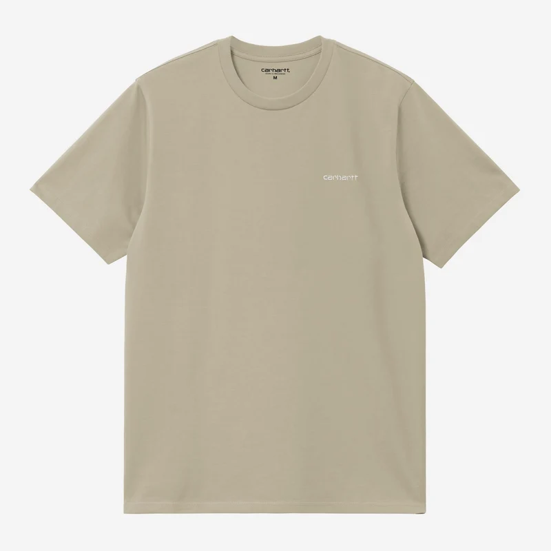 Carhartt WIP Herren-T-Shirt mit Schriftzug-Stickerei und kurzen Ärmeln | Barchan