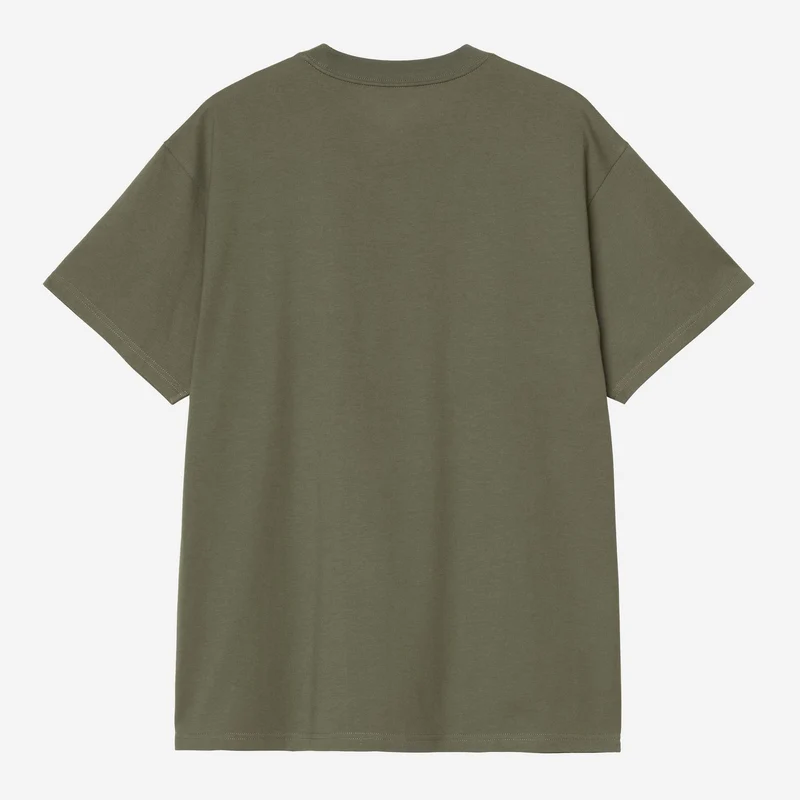 Carhartt WIP Herren-T-Shirt mit Schriftzug und kurzen Ärmeln | Blatt