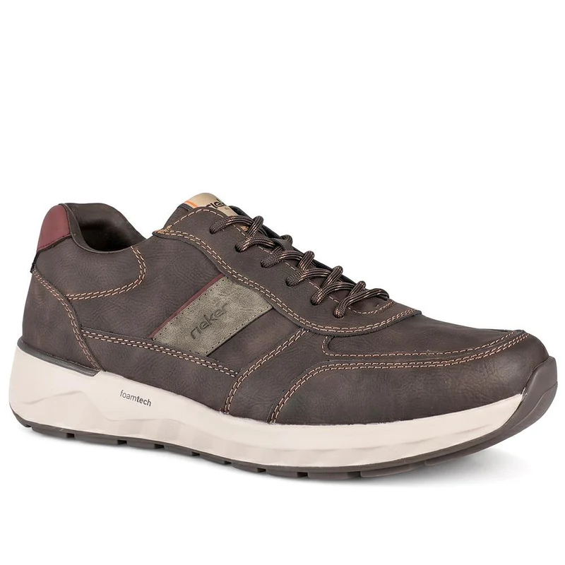 Rieker Extra Wide Zip & Lace Trainers - RKR44509 / 329 909