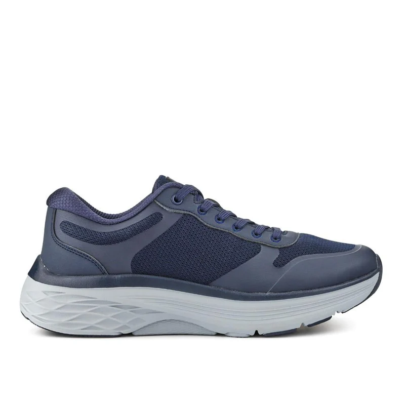 Comfortable Lace-Up Trainers - BRK41006 / 326 694 - Navy