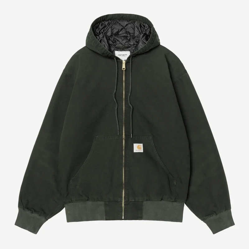 Carhartt WIP Herren OG Active Jacke | Raven Stone Canvas