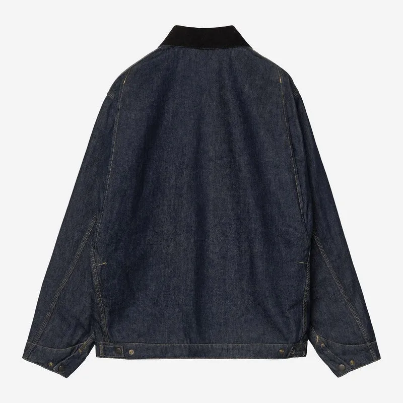 Carhartt WIP Herren OG Detroit Jacke | Blau-Schwarz gewaschen