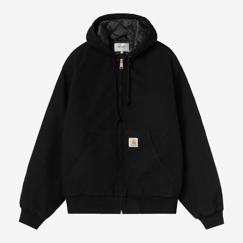 Carhartt WIP Herren OG Active Jacke | Schwarz, robust