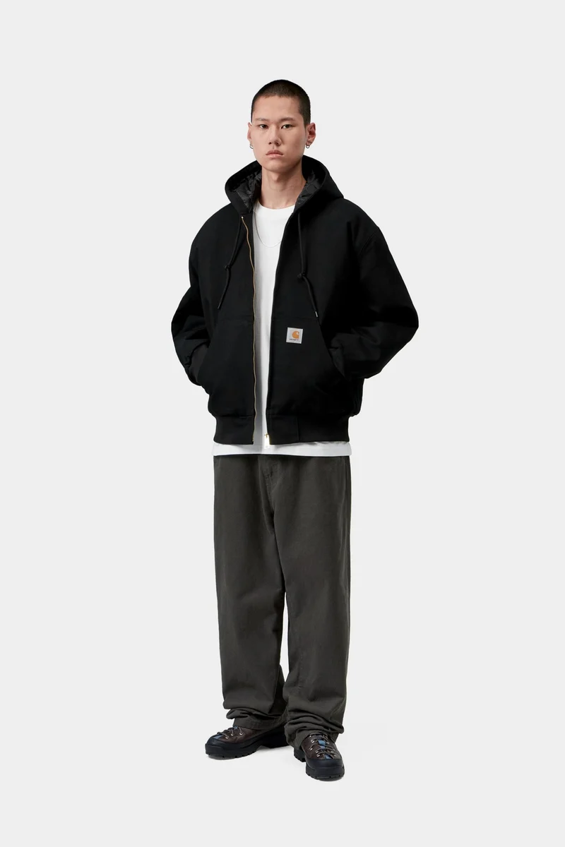 Carhartt WIP Herren OG Active Jacke | Schwarz, robust