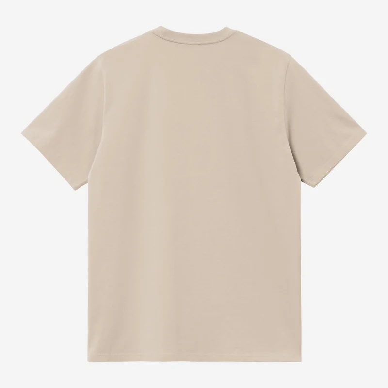 Carhartt WIP Herren-Kurzarm-T-Shirt mit Schriftzug-Stickerei | Fleur De Sel