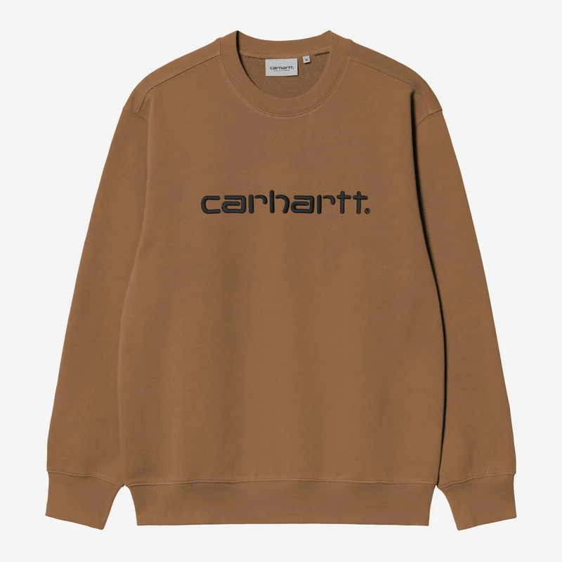Carhartt WIP Herren Carhartt Sweatshirt | WIP H Braun Schwarz