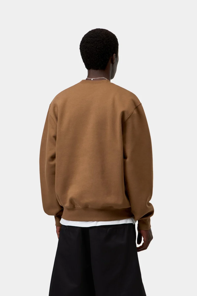 Carhartt WIP Herren Carhartt Sweatshirt | WIP H Braun Schwarz