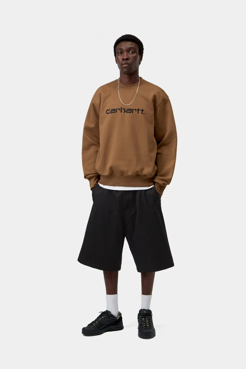 Carhartt WIP Herren Carhartt Sweatshirt | WIP H Braun Schwarz