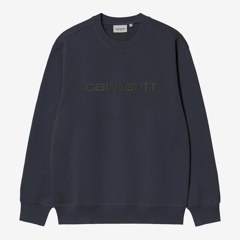 Carhartt WIP Herren Carhartt Sweatshirt | Dunkelblau Dunkelbraun
