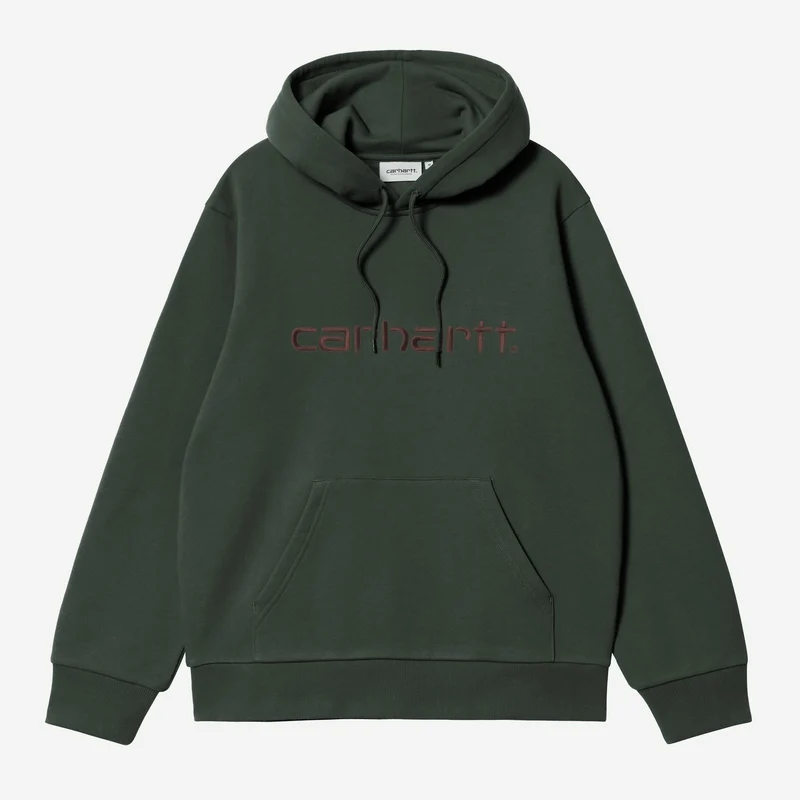 Carhartt WIP Herren Carhartt Kapuzenpullover | Dunkler Skarabäus-Palisander