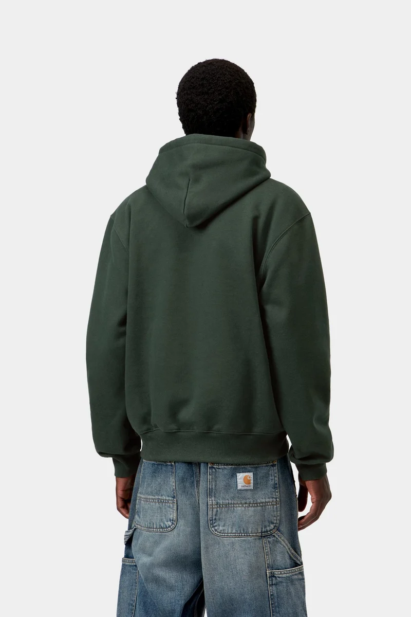 Carhartt WIP Herren Carhartt Kapuzenpullover | Dunkler Skarabäus-Palisander