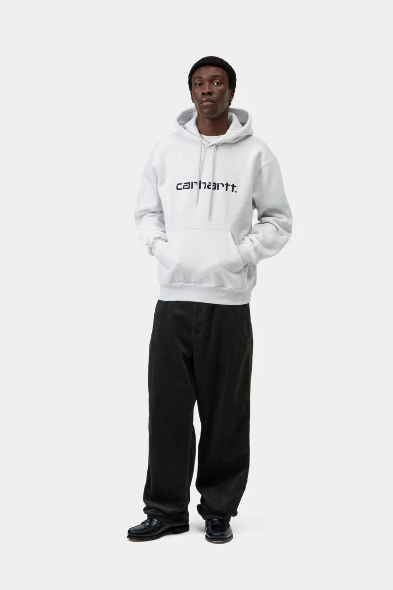 Carhartt WIP Herren Carhartt Hoodie | Ash Heather Graphite
