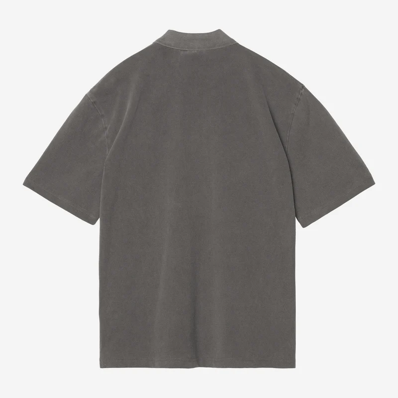 Carhartt WIP Wayne Polo Herren | Schwarz, stückgefärbt