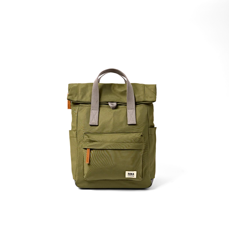 ROKA Canfield B Chive Kleine Tasche aus recyceltem Nylon