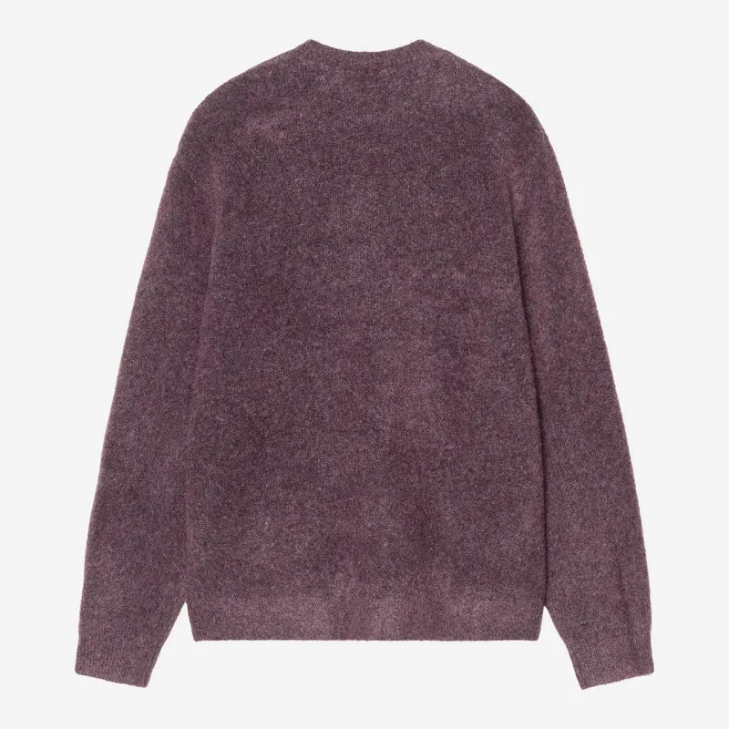 Carhartt WIP Curtis Herrenpullover | Vertangled Shady Purple