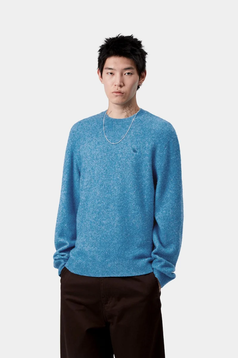 Carhartt WIP Herren Curtis Pullover | Verwirrter Angelit
