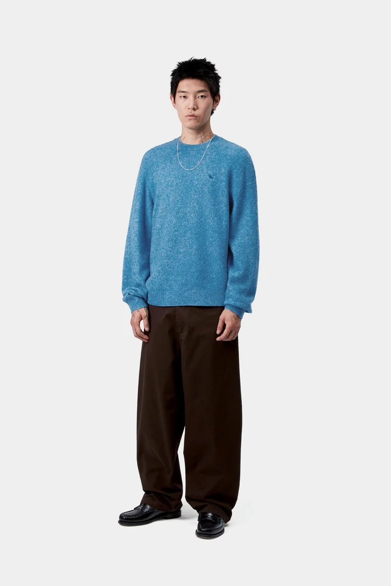 Carhartt WIP Herren Curtis Pullover | Verwirrter Angelit