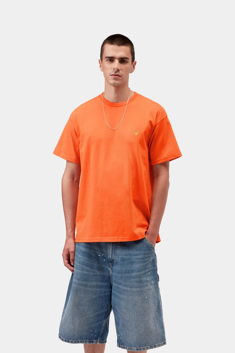 Carhartt WIP Herren-T-Shirt „Chase“ mit kurzen Ärmeln | Kimba