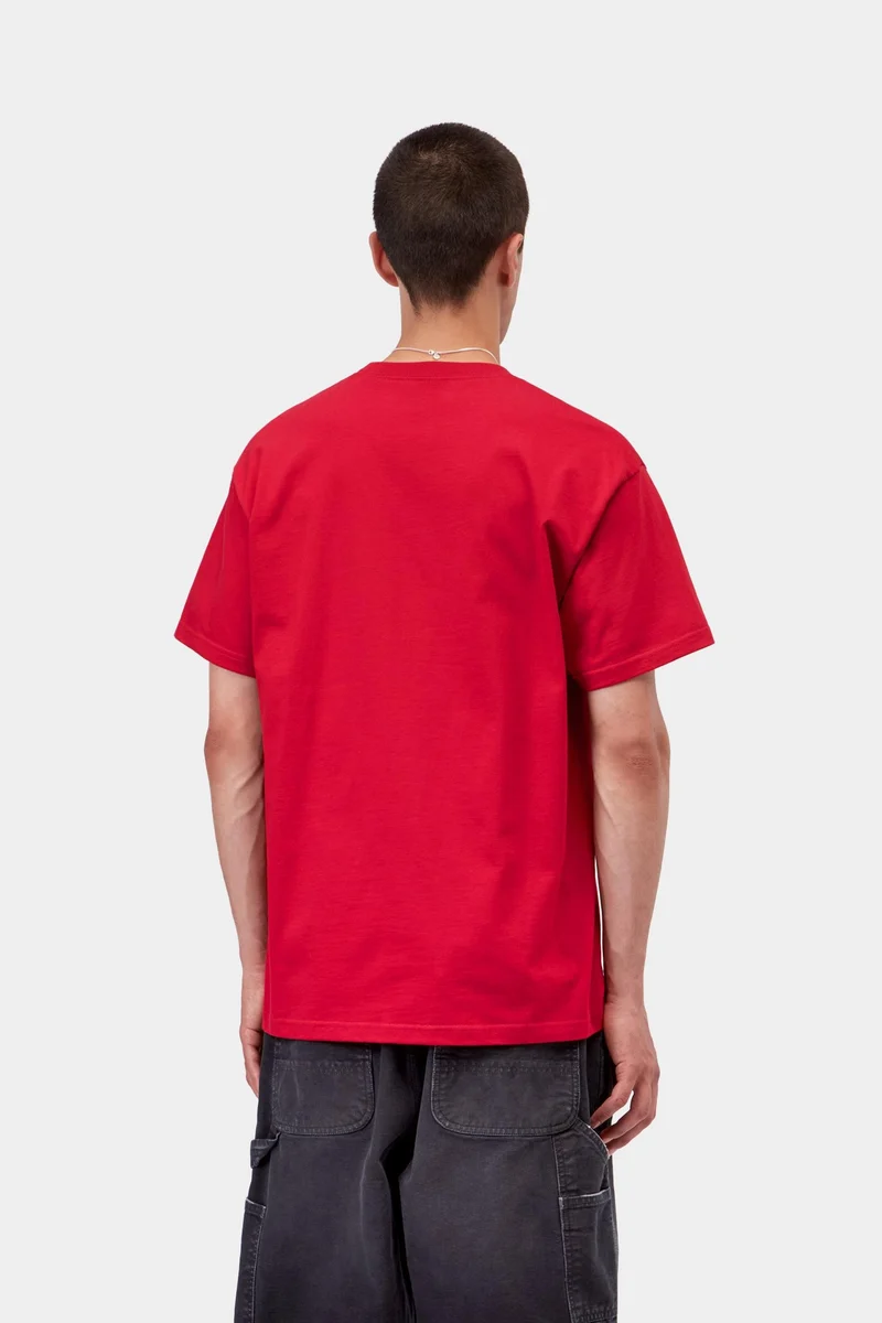 Carhartt WIP Chase Kurzarm-T-Shirt für Herren | Chili Pepper