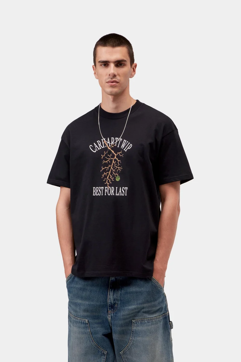 Carhartt WIP Herren-T-Shirt mit Aufdruck „Restraint“ | Schwarz