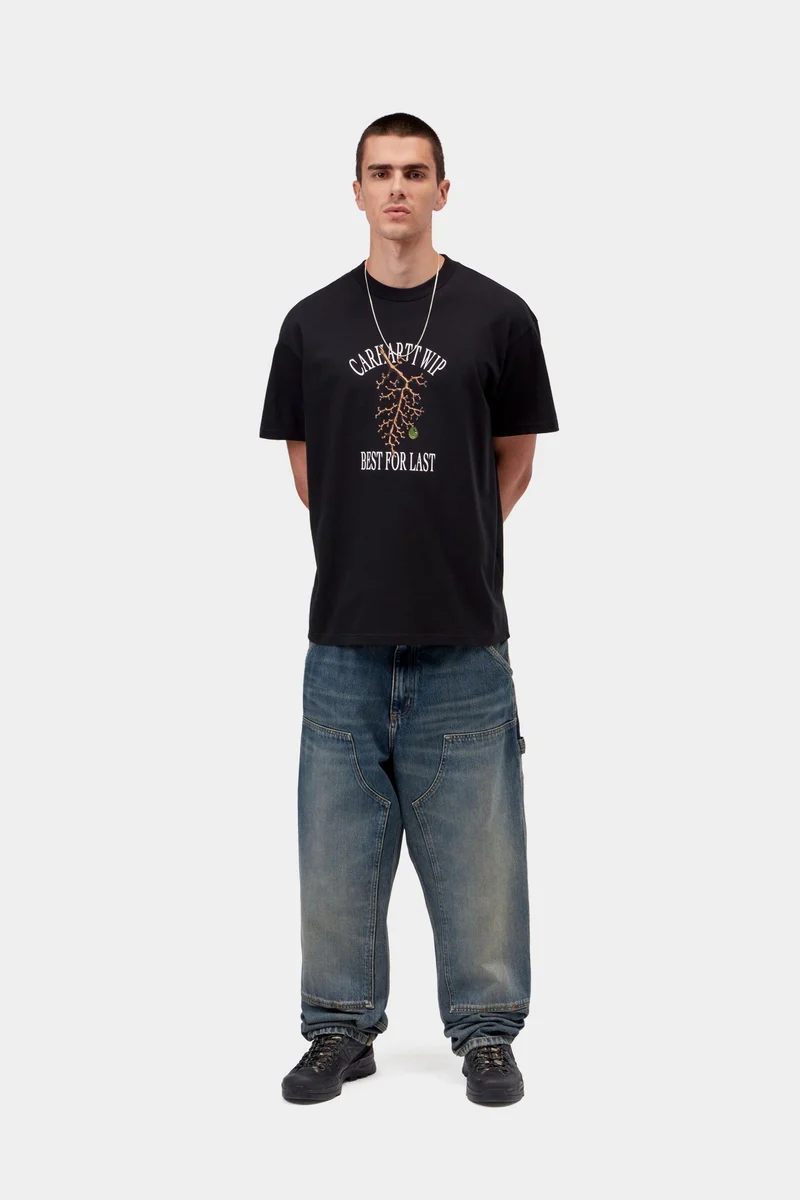 Carhartt WIP Herren-T-Shirt mit Aufdruck „Restraint“ | Schwarz