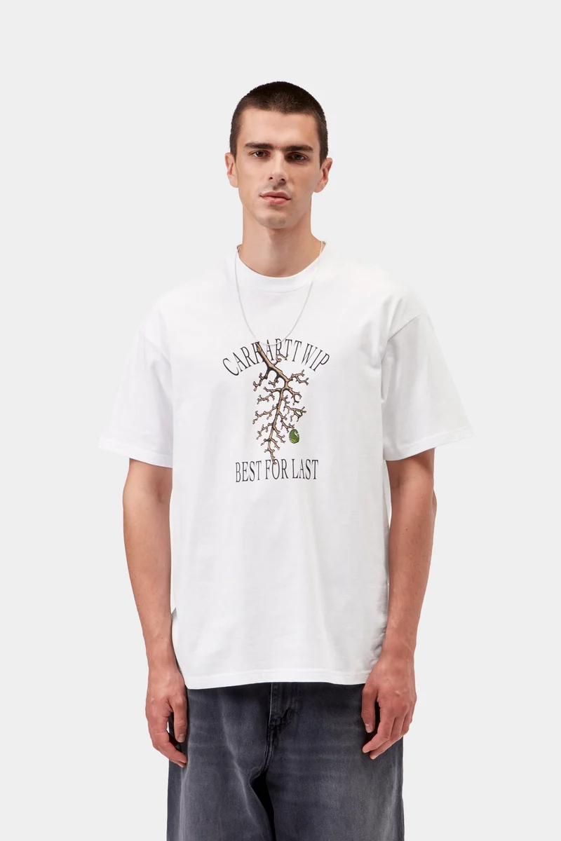 Carhartt WIP Herren-T-Shirt mit Aufdruck „Restraint“ | Weiß