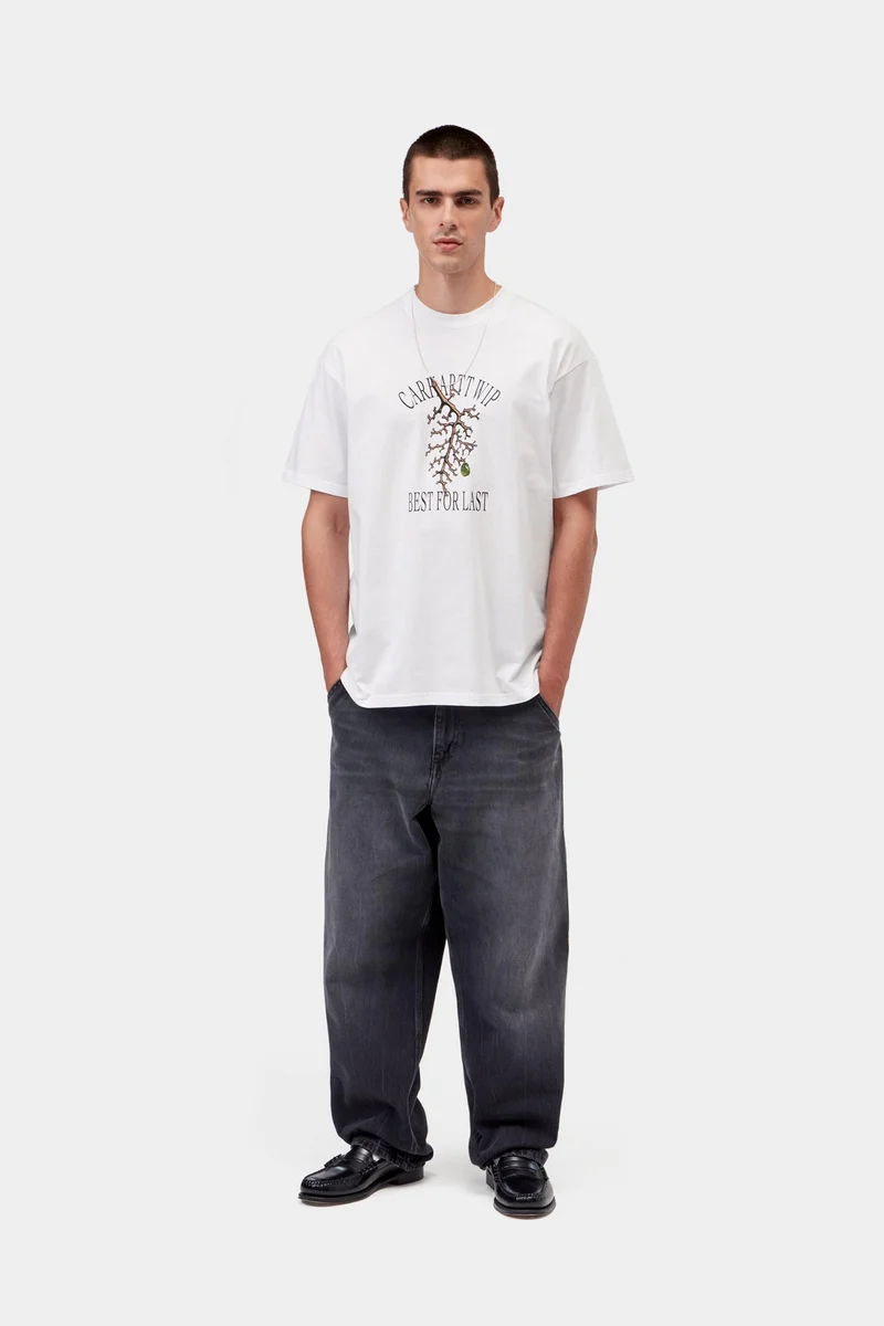 Carhartt WIP Herren-T-Shirt mit Aufdruck „Restraint“ | Weiß