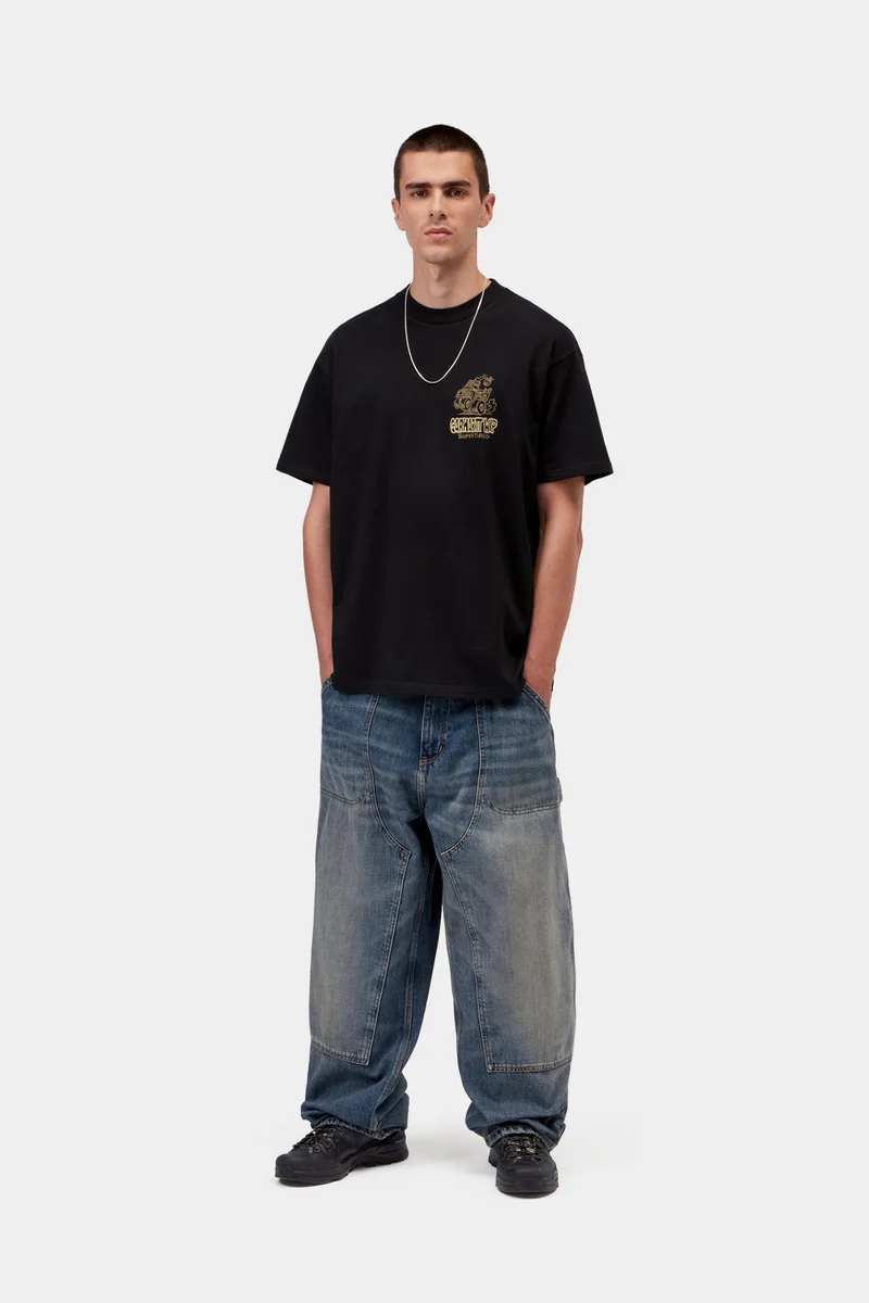 Carhartt WIP Herren-T-Shirt „Hot Rat“ | Schwarz