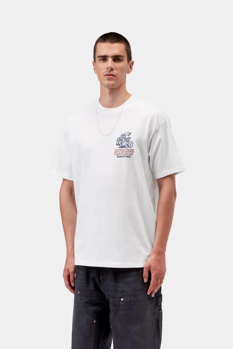Carhartt WIP Herren-T-Shirt „Hot Rat“ | Weiß