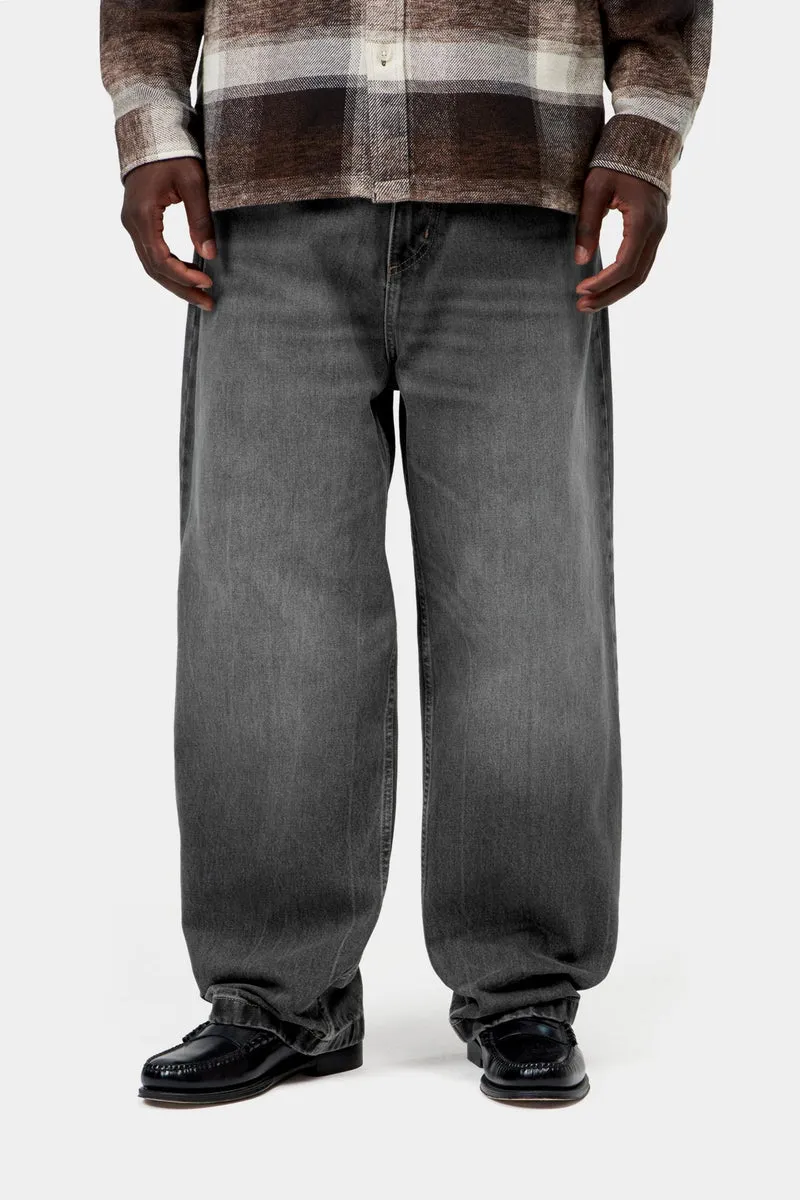 Carhartt WIP Herren Brandon Hose | Schwarzer Marmor, gebrauchte Wäsche